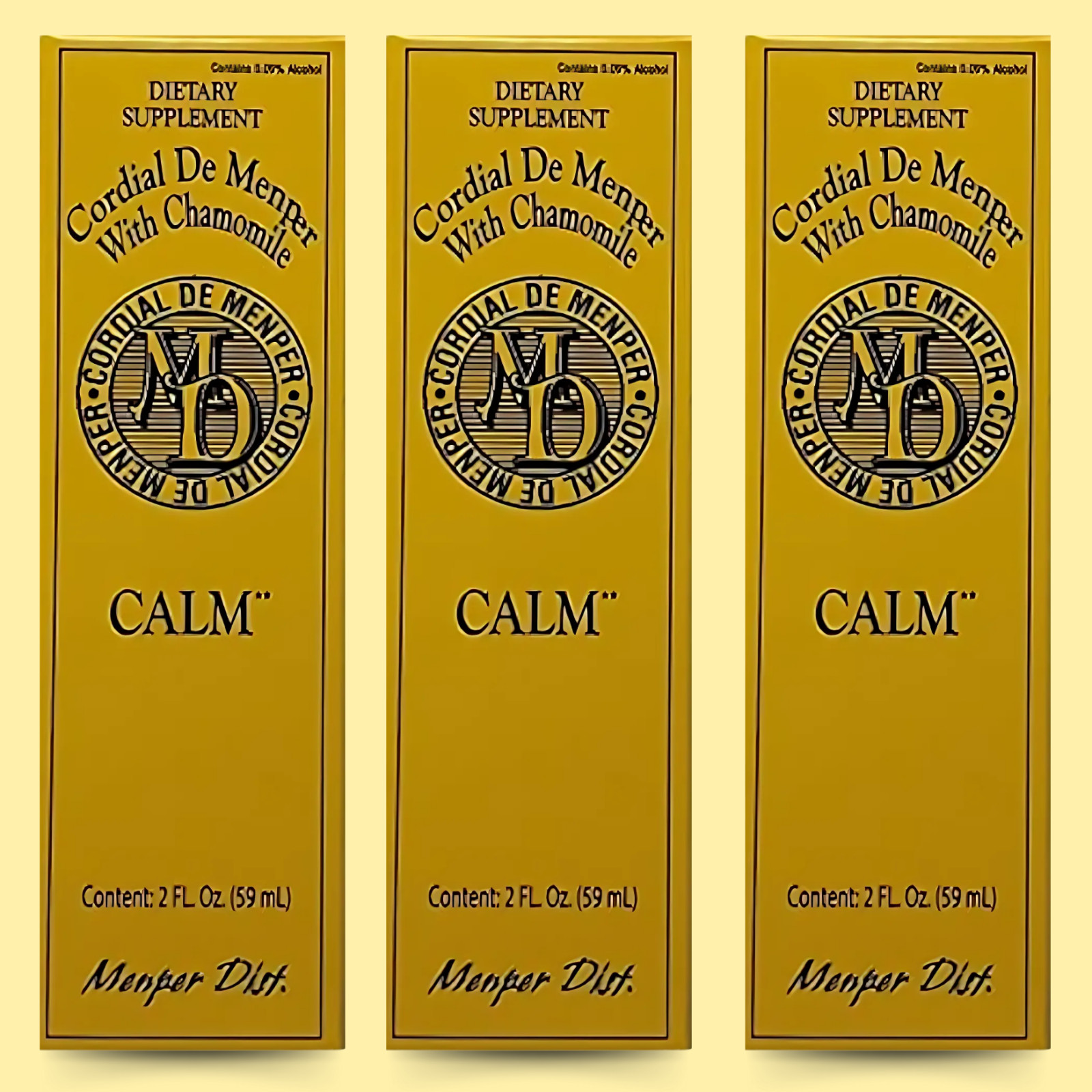 Cordial De Menper with Chamomile – 2 fl oz (3-Pack)