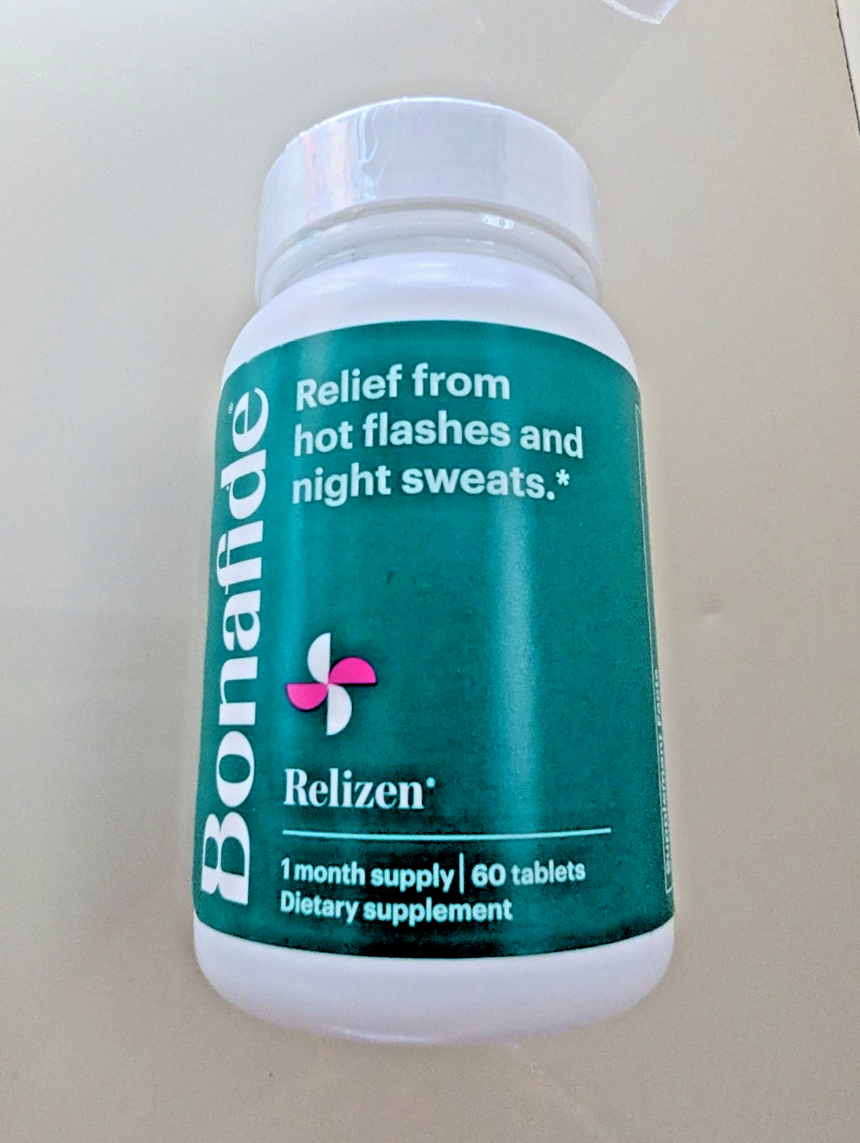 360 Tablet RELIZEN BONAFIDE Relief From Hot Flashes & Night Sweats 6 Bottle 8/26