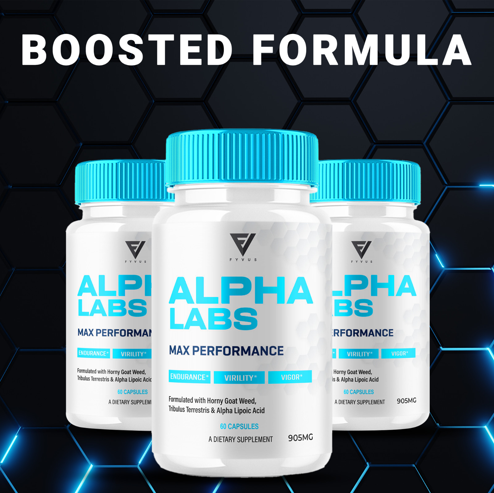 (2 Pack) Alpha Labs Max Performance Supplement AlphaLabs Pills (120 Capsules)