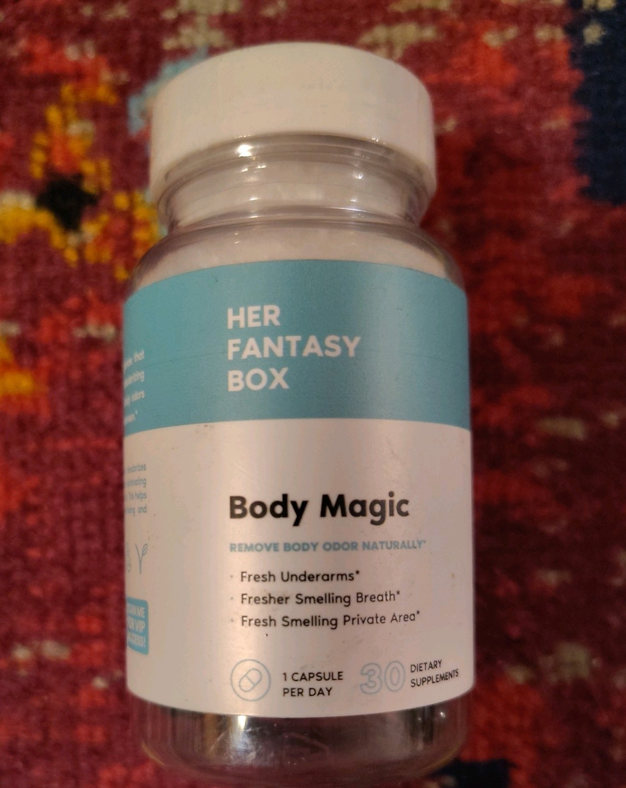Her Fantasy Box Body Magic Remove Body Odor Dietary Supplement 30 Capsules