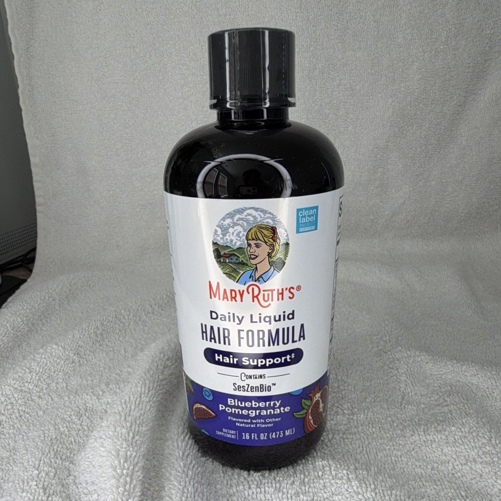 MaryRuth’s Daily Liquid Hair Formula Hair Support Blueberry Pomegranate 16oz