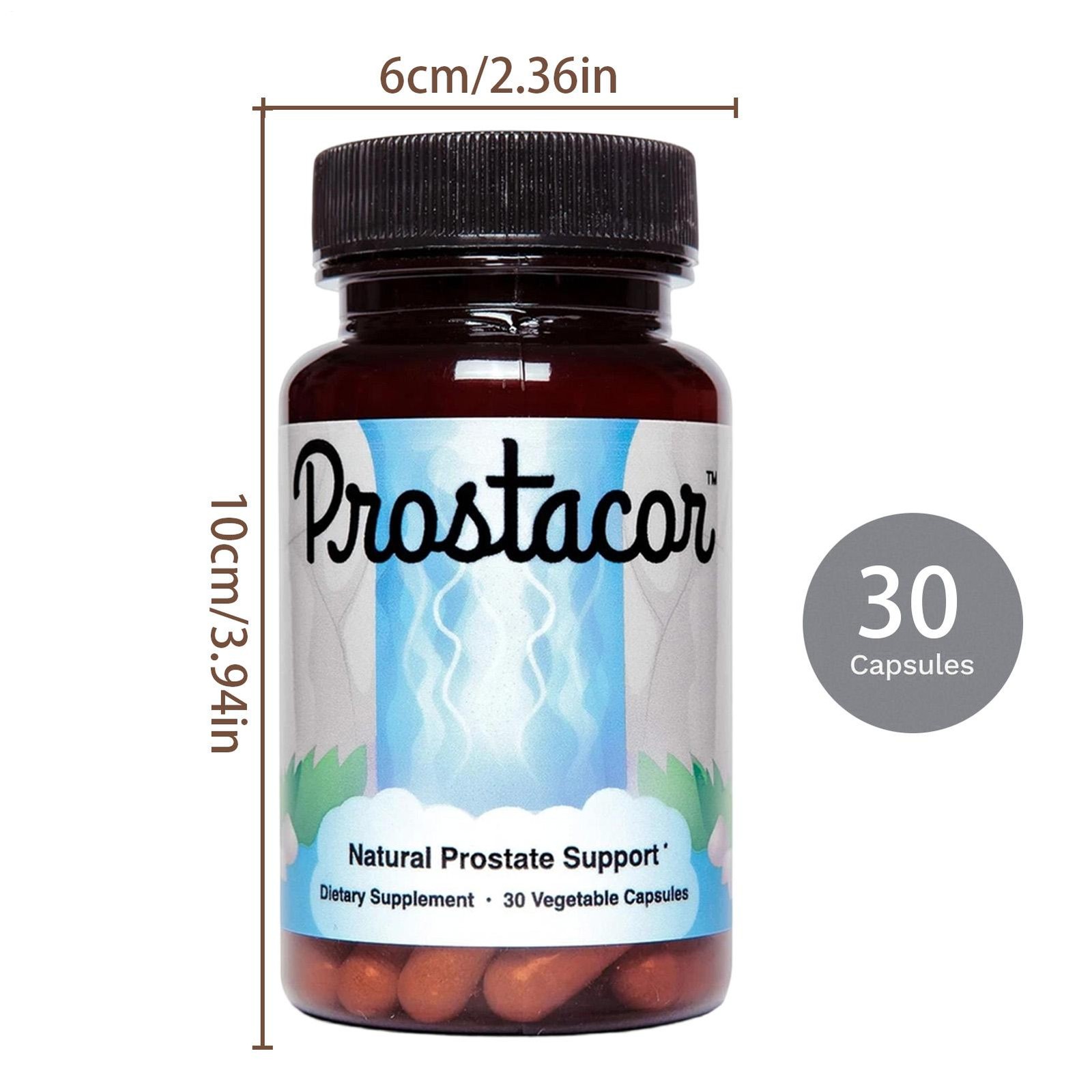 Prostacor – organic Prostate Support Supplement – Non-GMO, Vegan, Gluten-Free
