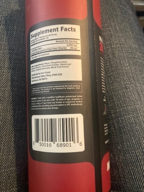 InnoSupps Volcarn 2000 Pink Starblast 16 Oz Brand New not expired 32 servings