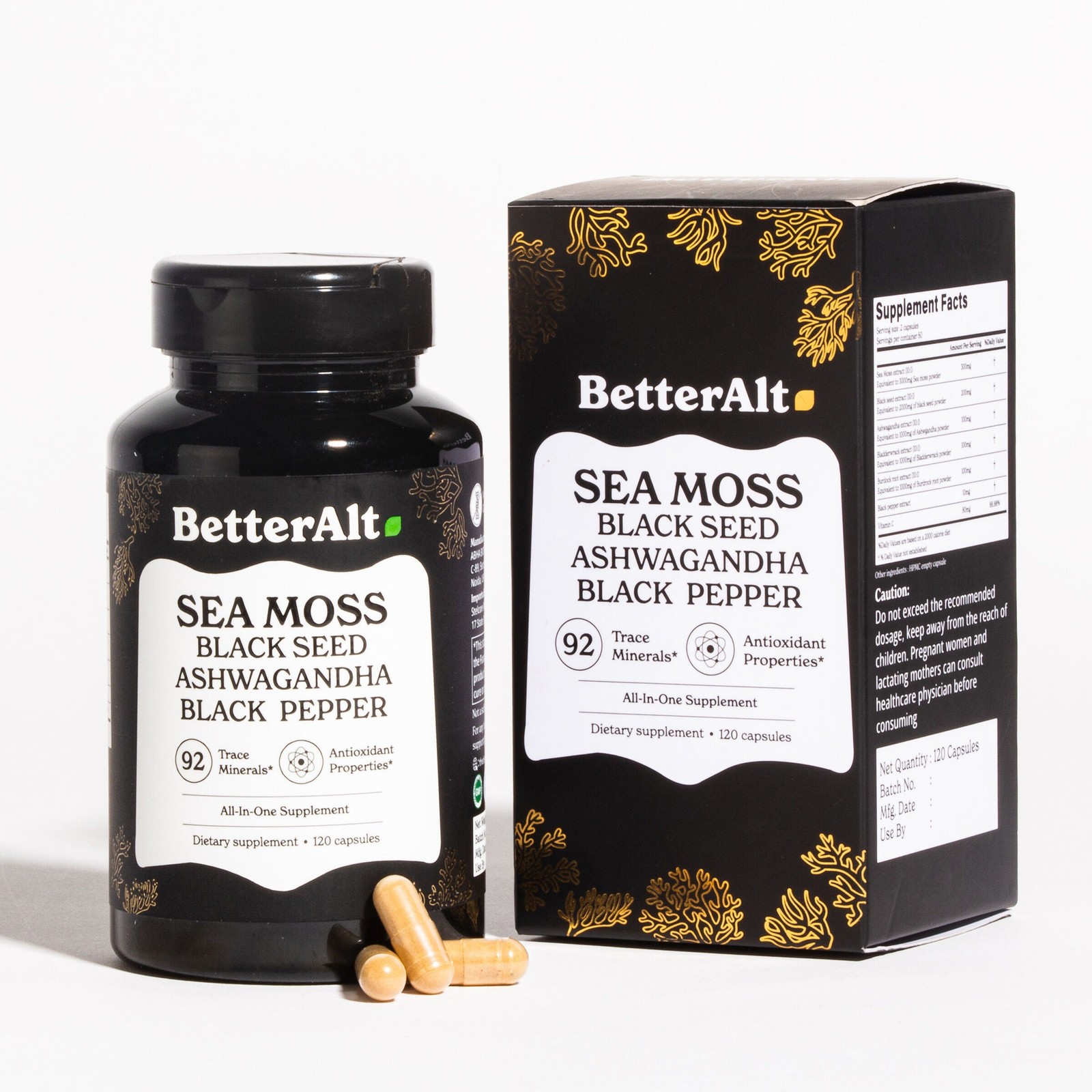 Sea Moss – 120 Capsules (60 Servings)