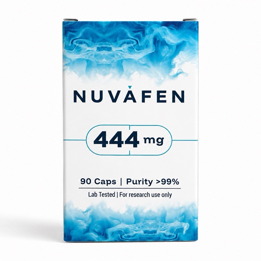 NUVAFEN 444 mg Capsules 90 Count Dietary Supplement Purity 99%