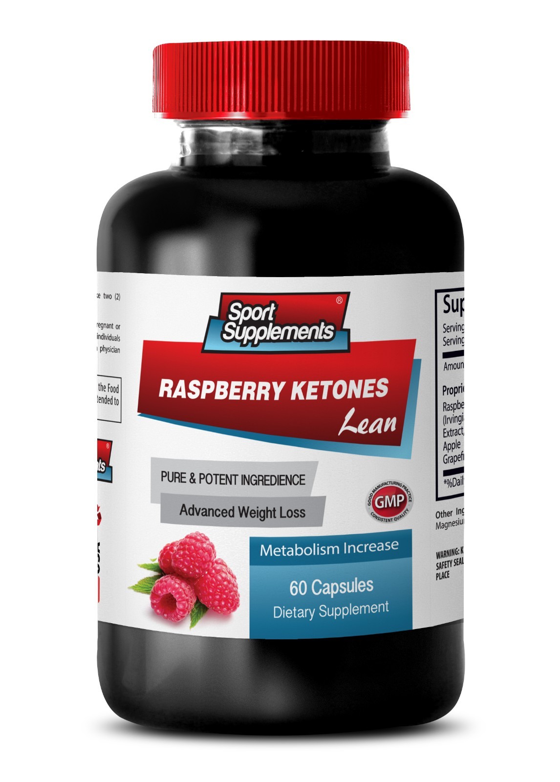 African Mango Cleanse – Raspberry Ketones Lean 1200mg – Weight Loss Pills 1B