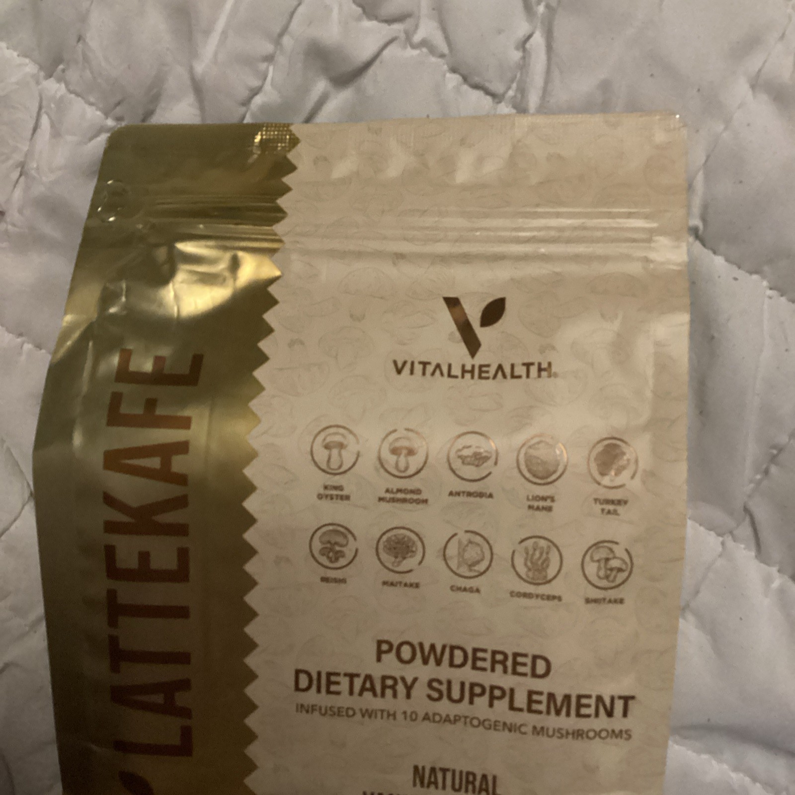 VITALHEALTH LatteKafe Vanilla Powder Dietary Supplement 11.6 oz (330 g)