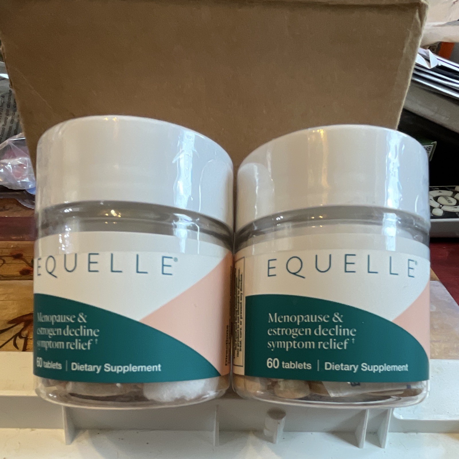 Equelle Menopause Support Estrogen Decline Symptom Relief 60 Tablets 5mg