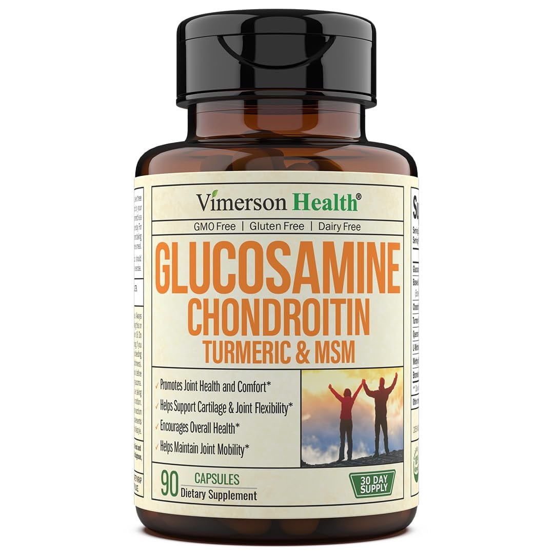Vimerson Health Glucosamine Chondroitin MSM Turmeric Boswellia 90 Capsules