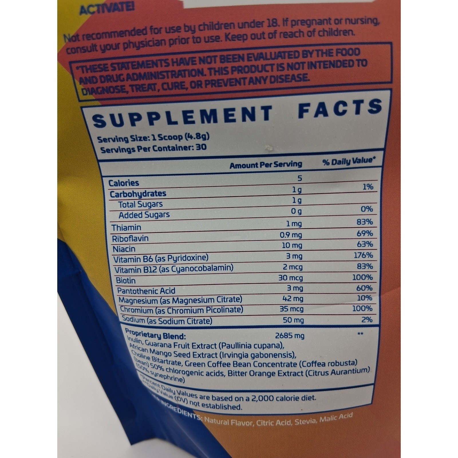 ActivZ Airo – Metabolic Activator 5.4 g, 30 servings EXP 2/2028 SEALED