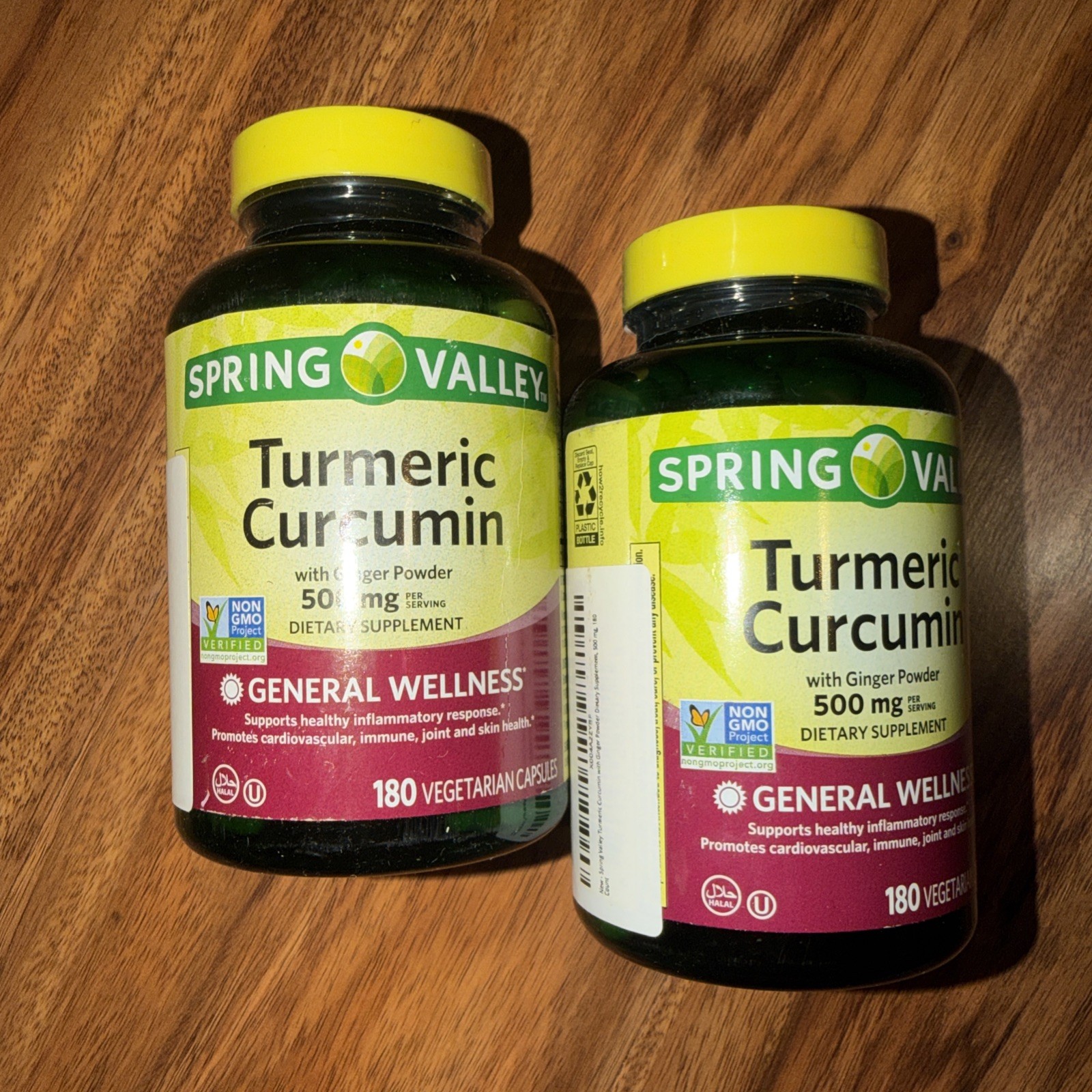 LOTOF2 Spring Valley Ultra Strength Turmeric Curcumin Supplement 1,500 mg 180 Ct
