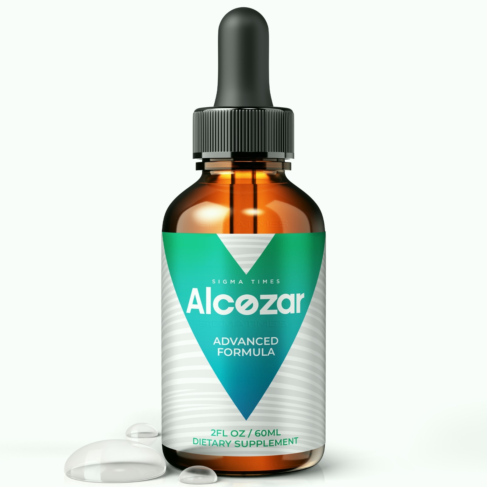 Alcozar Drops, Natural Liquid Supplement, Health & Balance Wellness (30 servs)