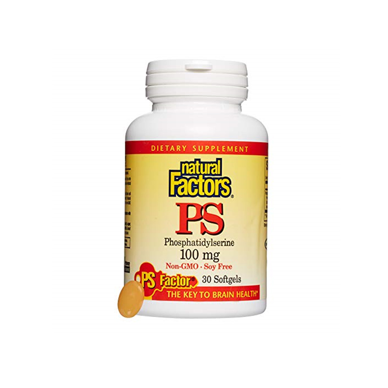 Natural Factors Phosphatidylserine 100 mg, 30 Softgels