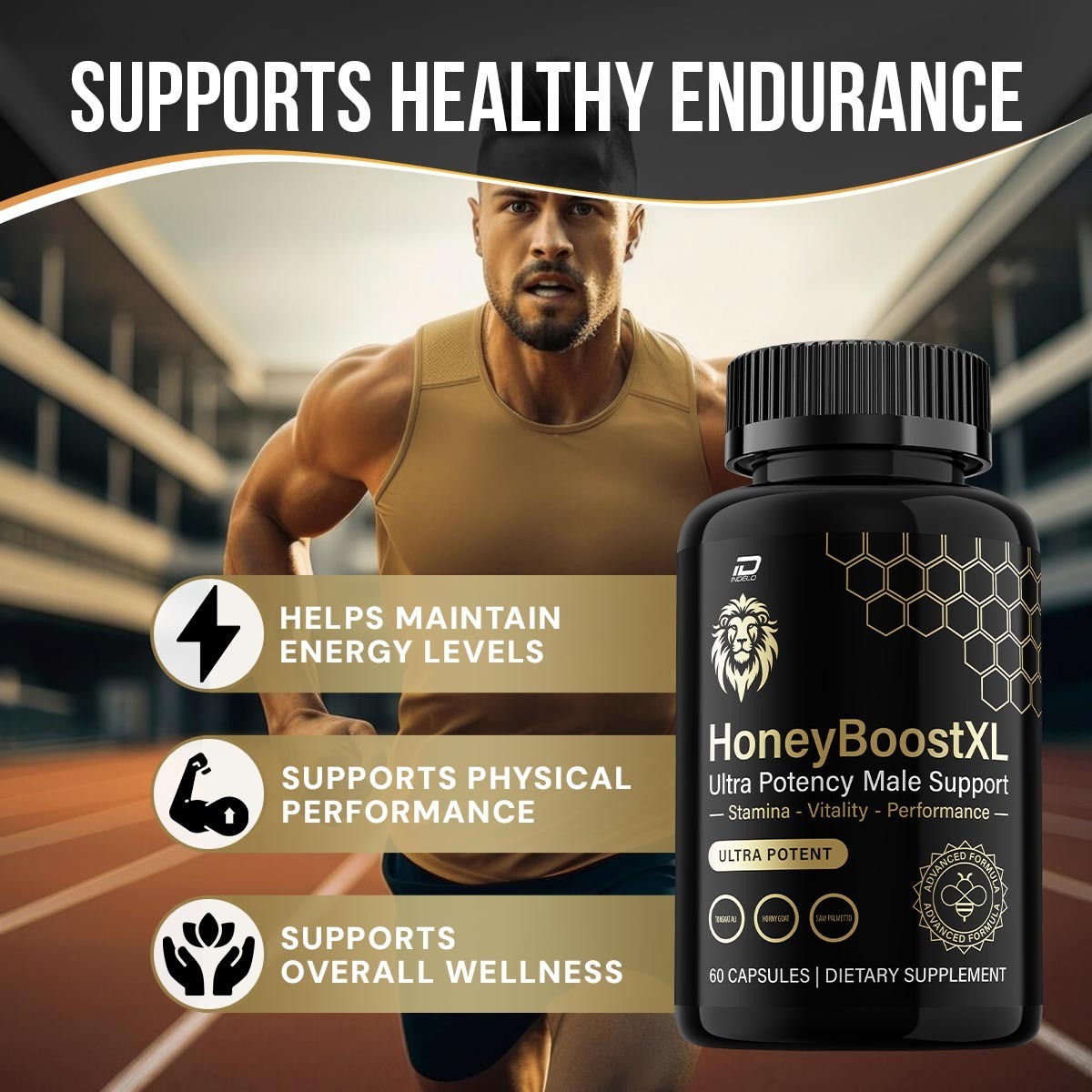 (1 Pack) Honey Boost XL for Men Capsules – HoneyBoost XL Vitamin Complex Energy