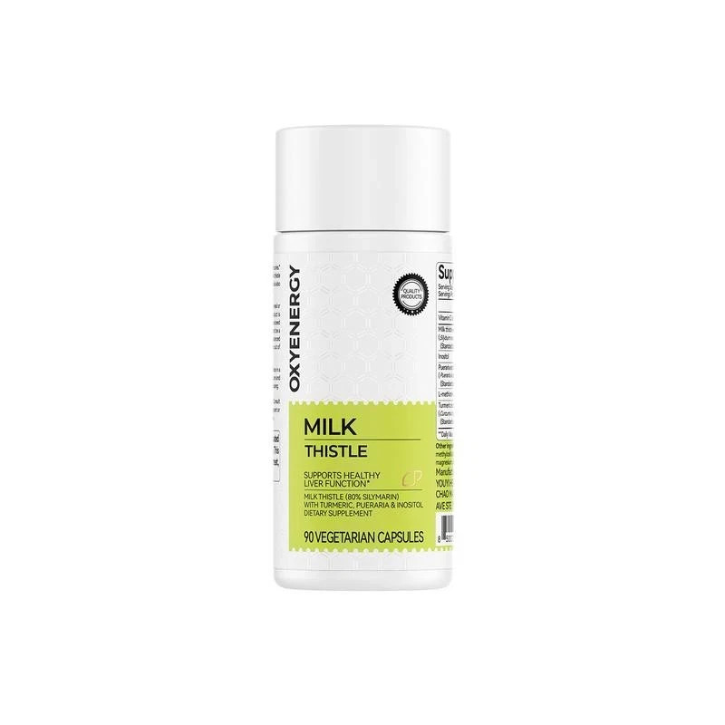 Oxyenergy Milk Thistle Liver Detox & Colon Cleanse-Natural Liver Health Support
