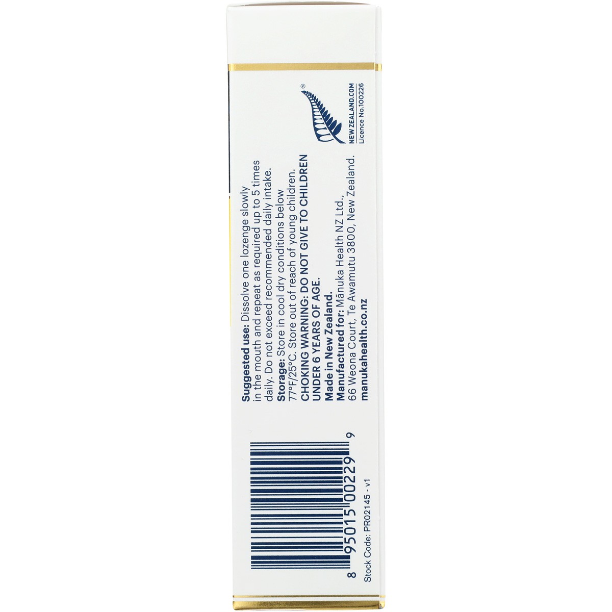 Manuka Health Honey Lozenges Natural Lemon Flavor 15 Ct 3 Pack
