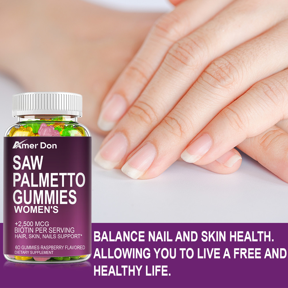 Saw Palmetto Gummies 2500mg for Sleep&Prostate Supplement,Men’s Health Support