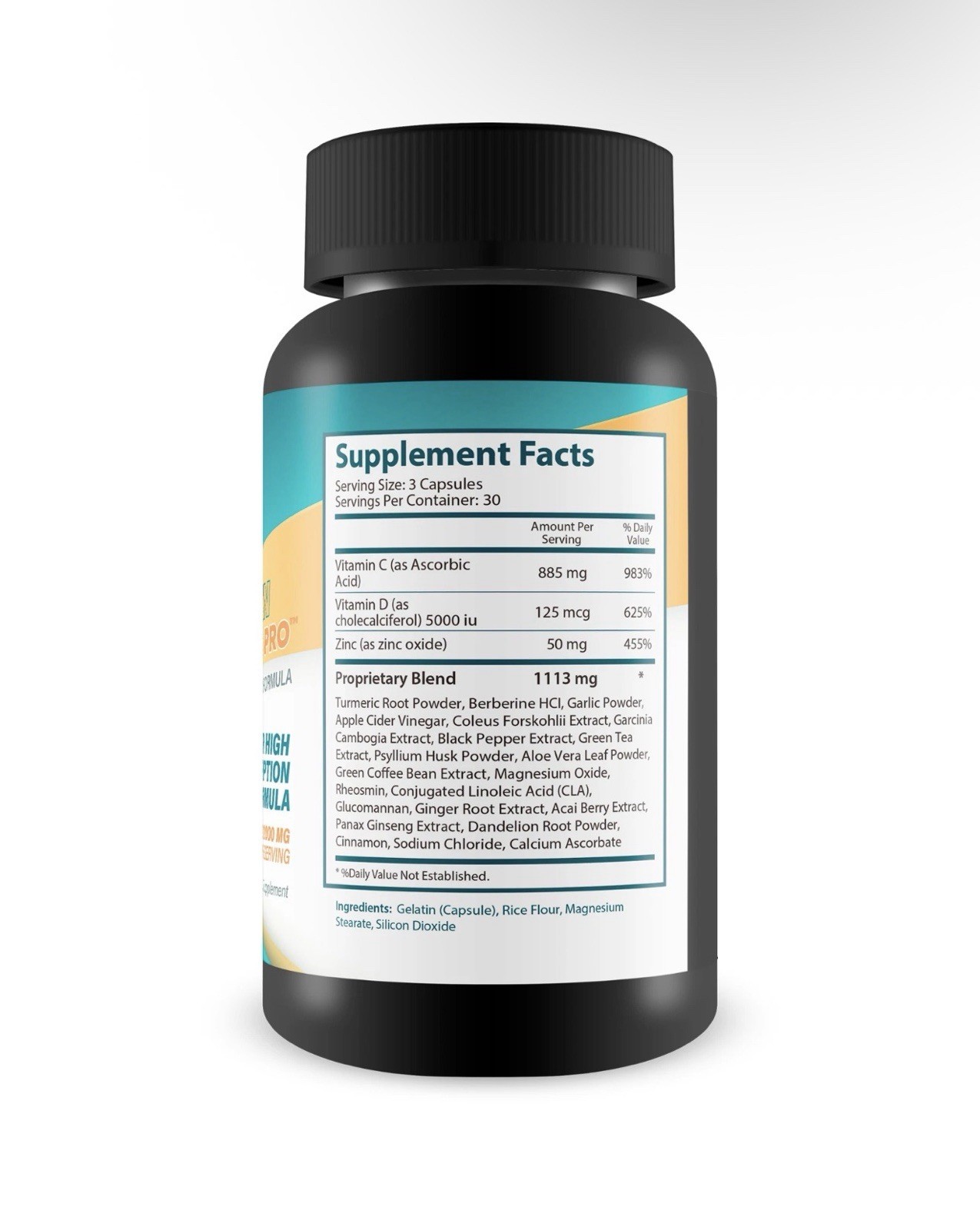 True You Health Golden Turmeric Pro Super High Absorption 2000mg Gold Exp:07/27