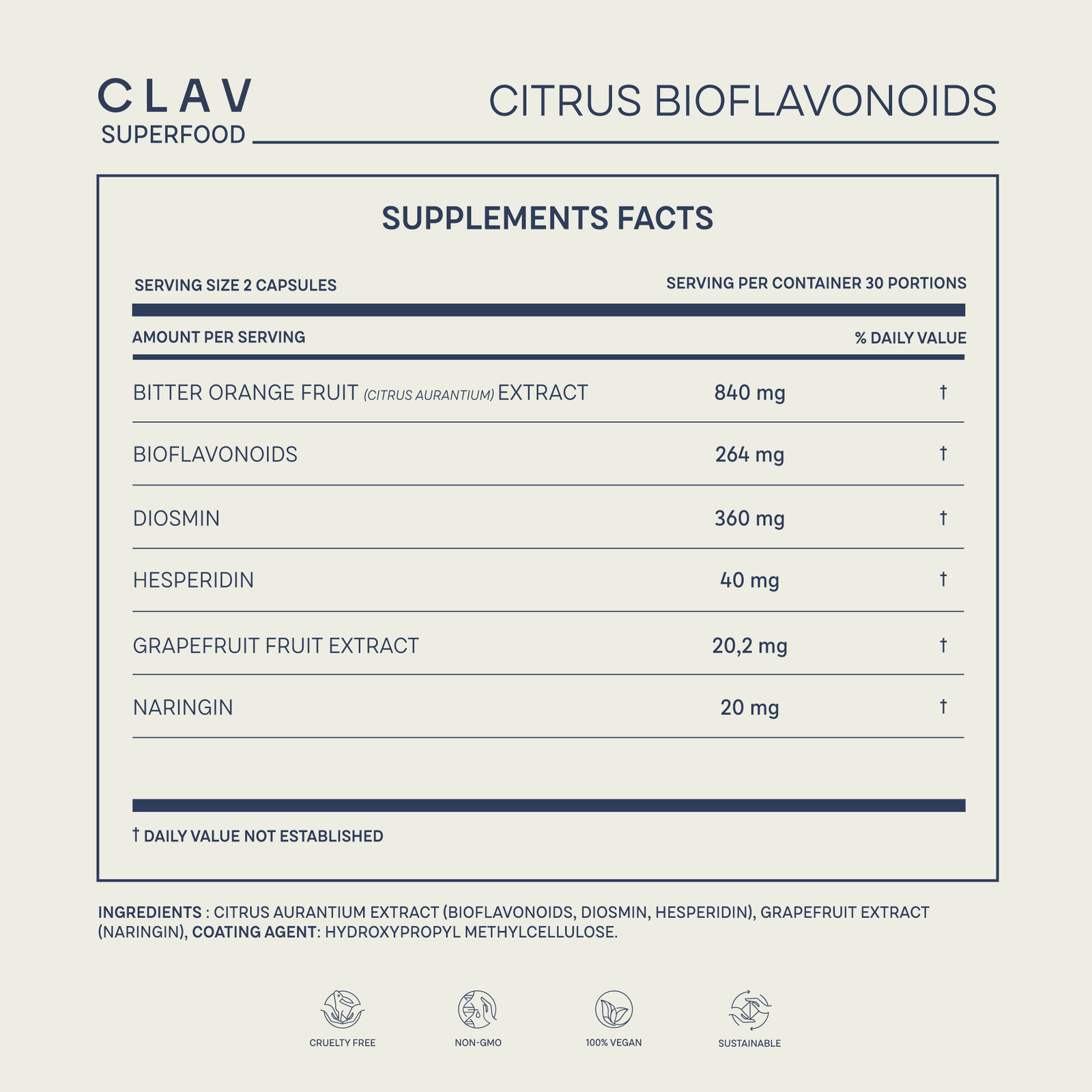 Bitter Orange Extract Citrus Bioflavonoids with Diosmin Hesperidin and Naringin