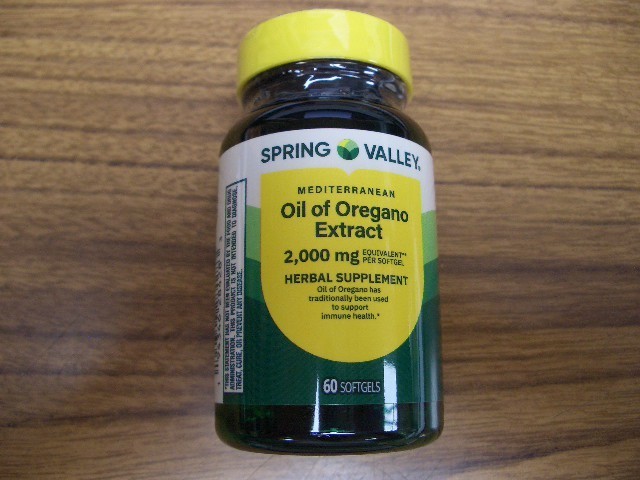 Spring Valley Mediterranean Oil of Oregano Extract 60 Softgels 2000 mg Exp 10/27