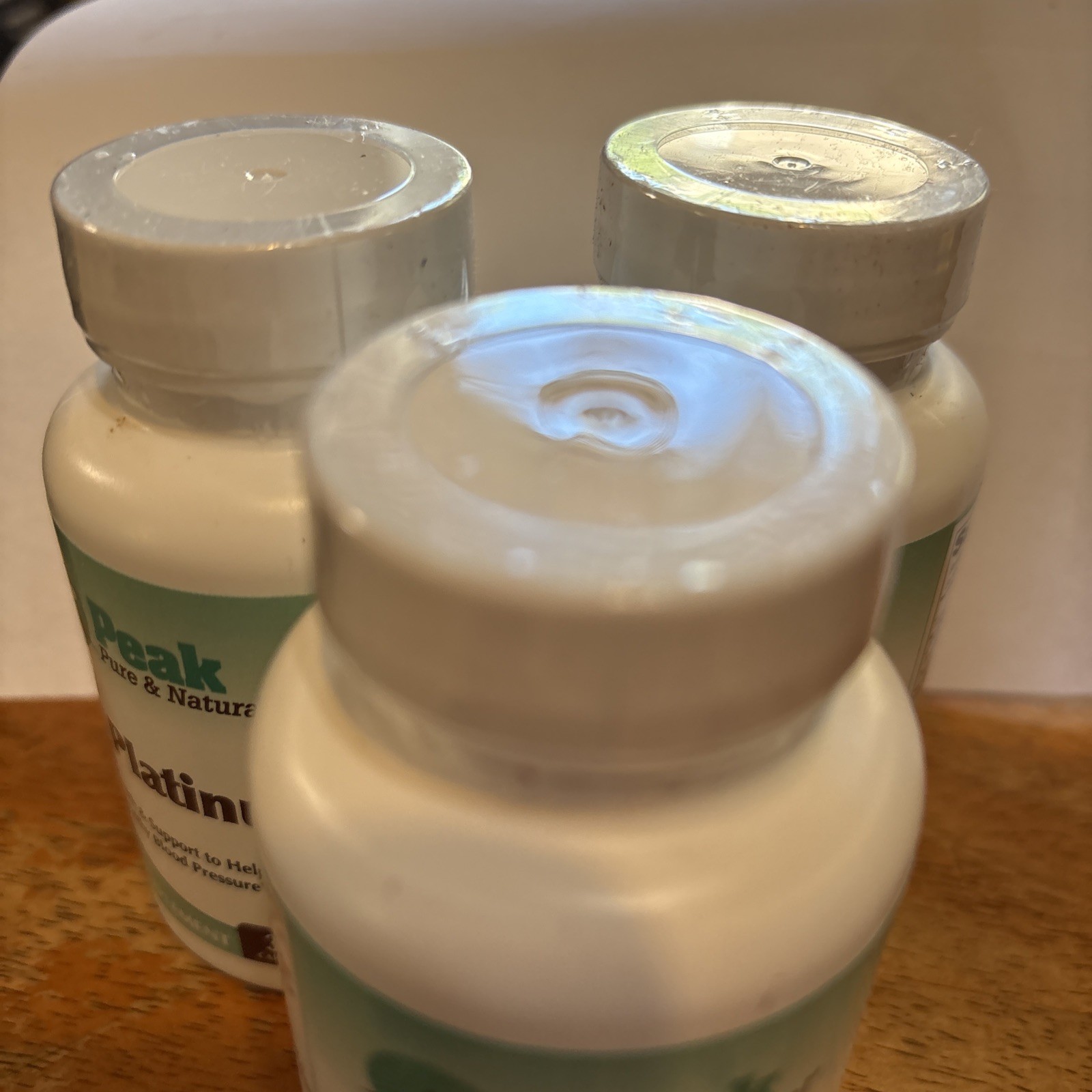 NEW Peak BP Platinum from Peak Pure & Natural Arterial Heath Support Capsules