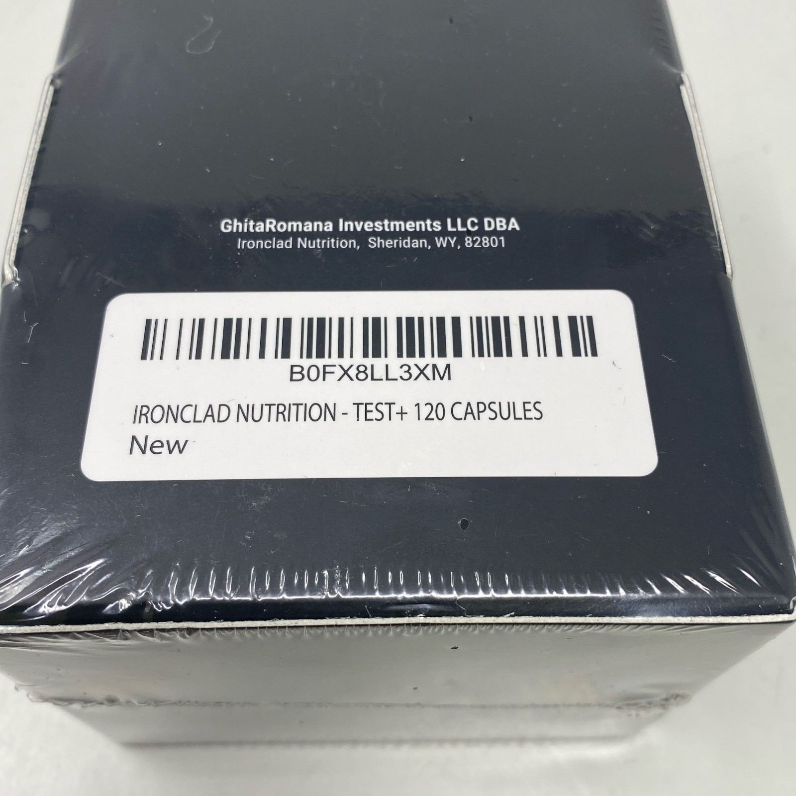 Ironclad Nutrition Test+ Testosterone Booster – Black, 120 Capsules