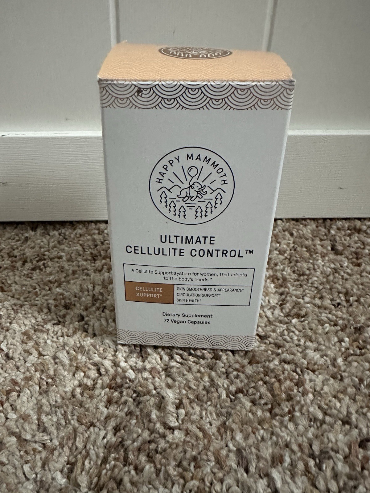 Happy Mammoth Ultimate Cellulite Control 72 Vegan Capsules Exp 09/2027 New