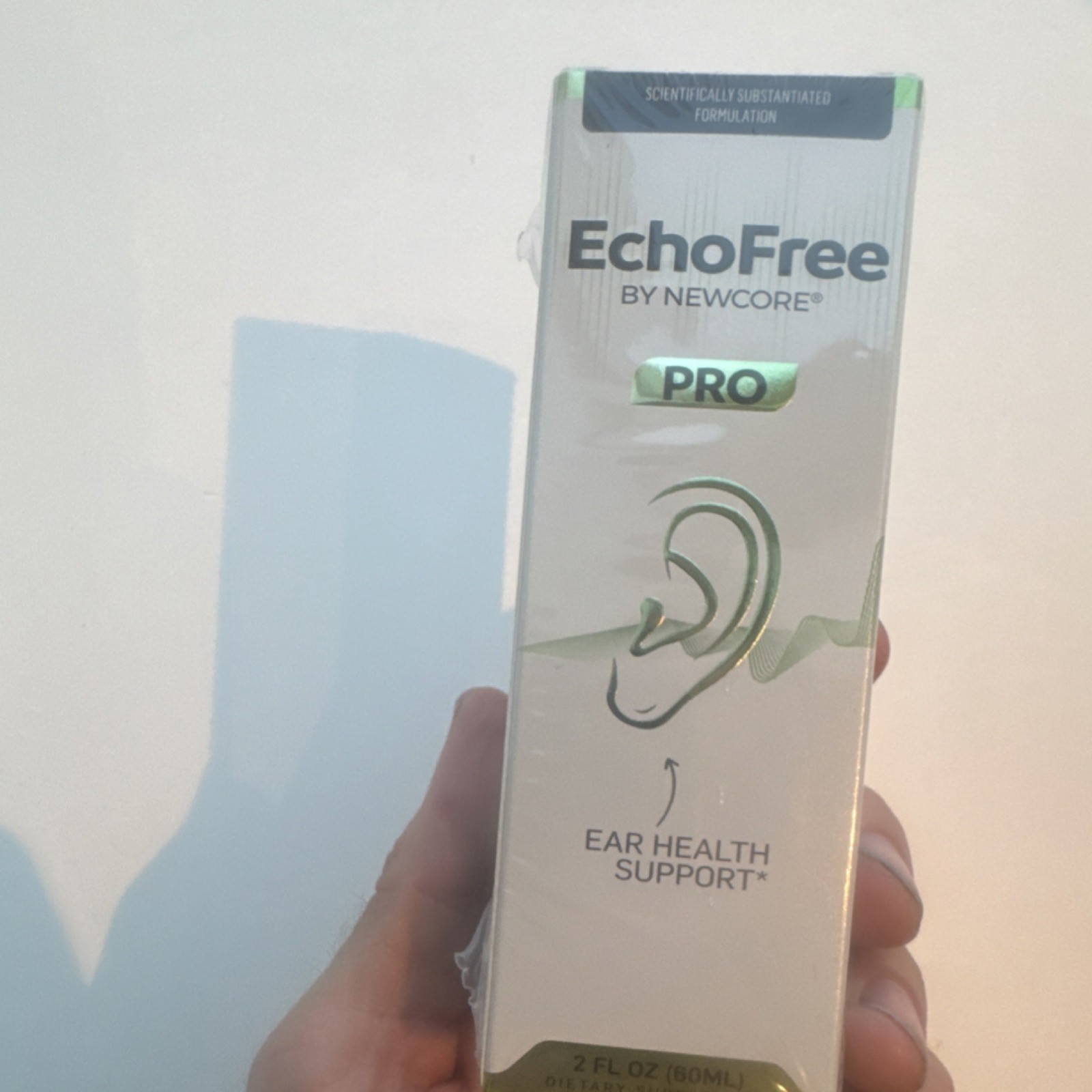 Newcore EchoFree Pro Ear Health Support Sugar Free Gluten Free Liquid 2 fl oz
