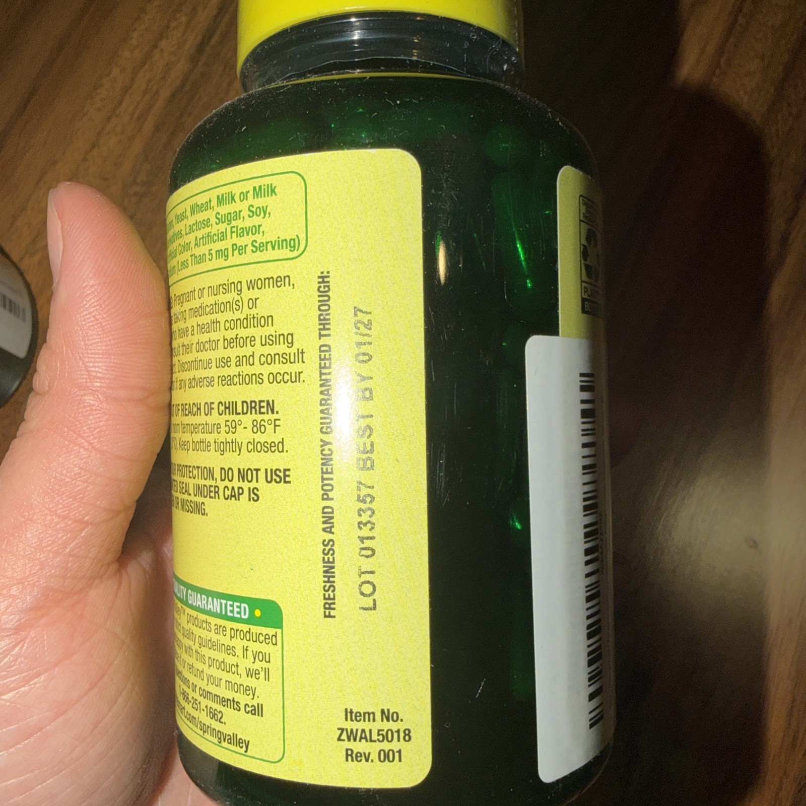 LOTOF2 Spring Valley Ultra Strength Turmeric Curcumin Supplement 1,500 mg 180 Ct