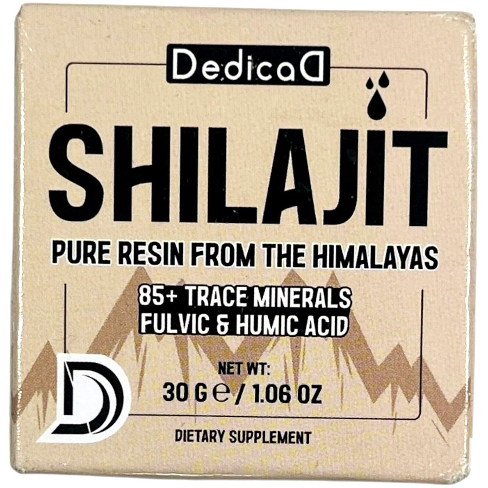 Dedicad Shilajit 30 G Resin from The Himalayas 1.06 Oz Jar – EX 09/26