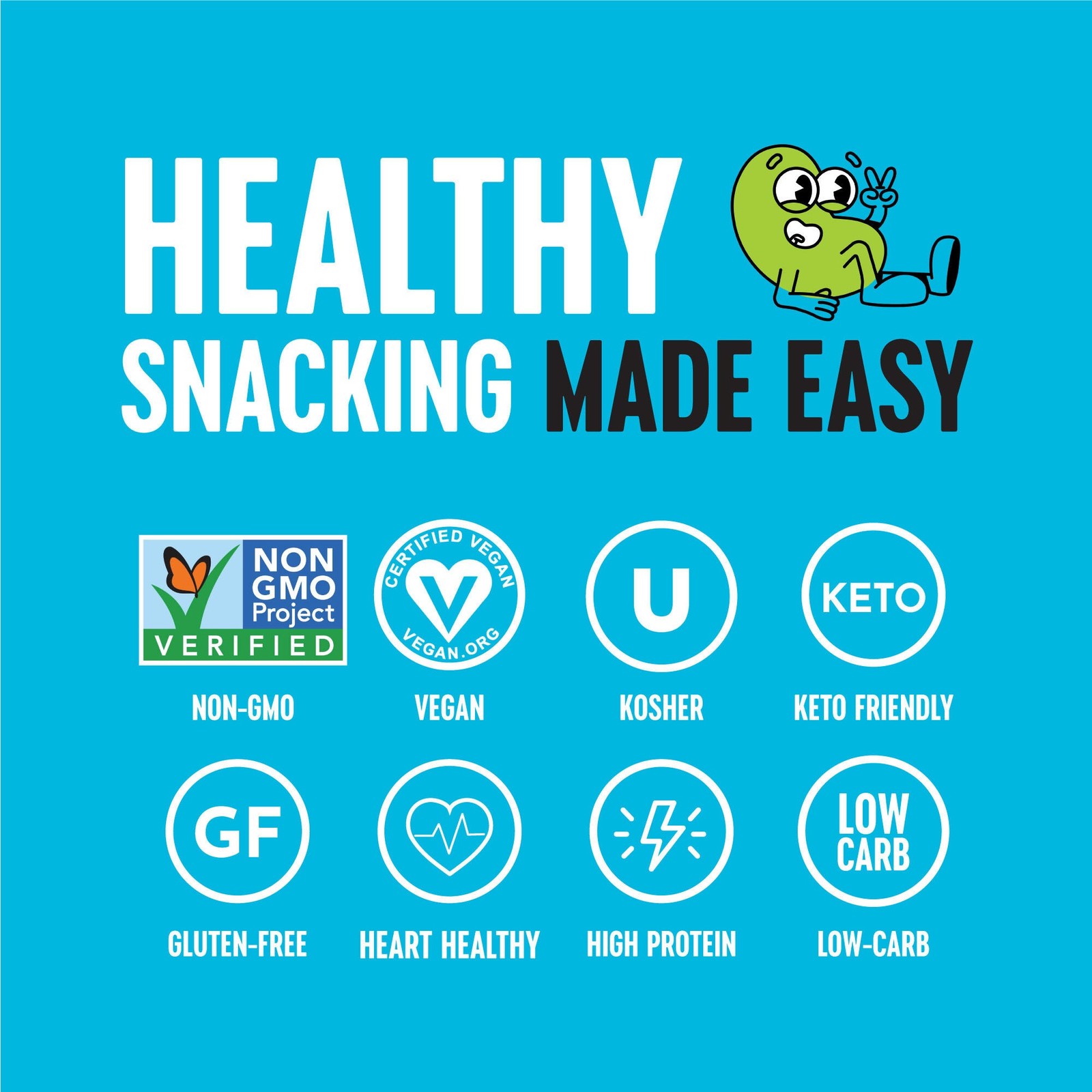 Crunchy Roasted Edamame Beans – Variety Pack (3 Bags)