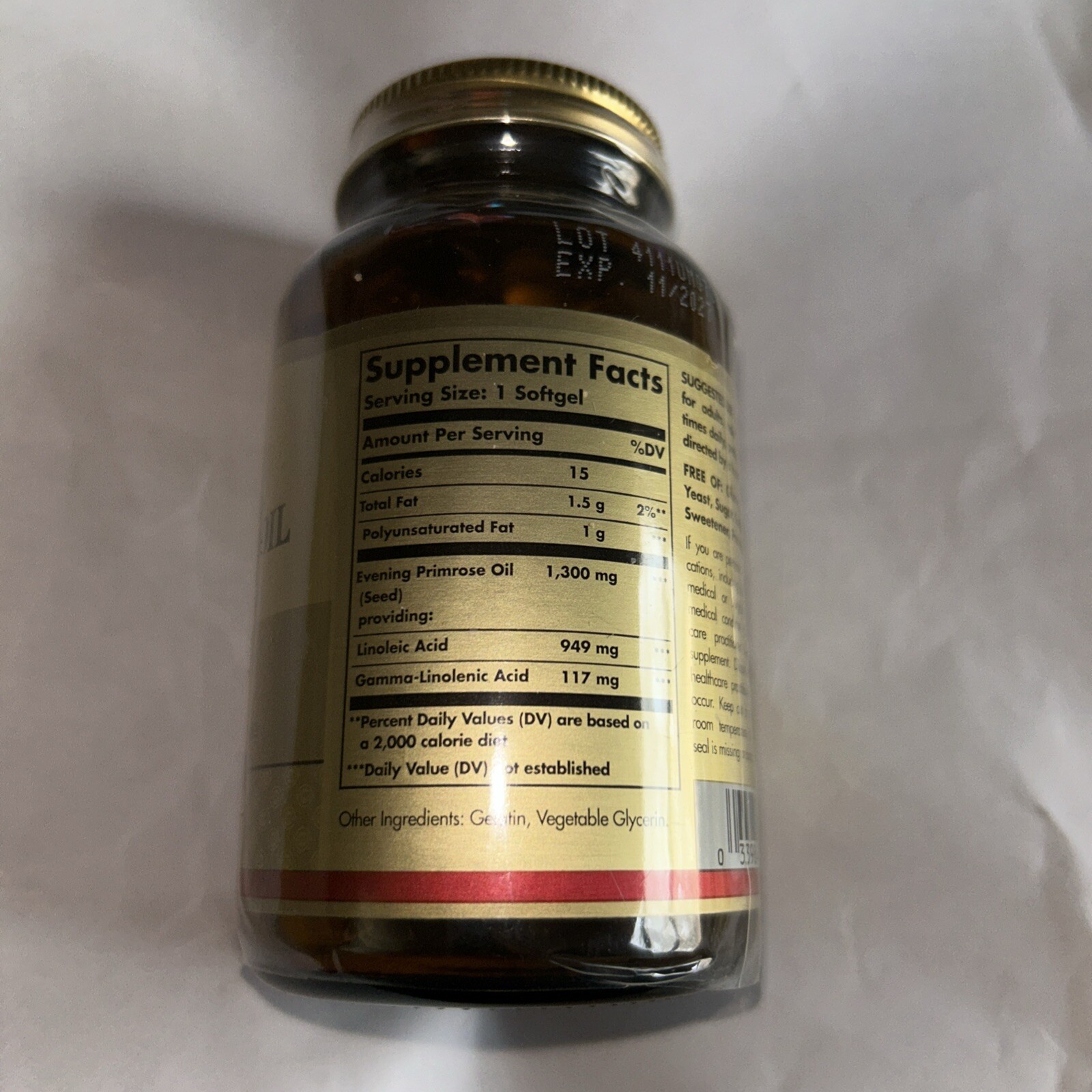 Solgar Evening Primrose Oil 1300 mg 60 Softgels