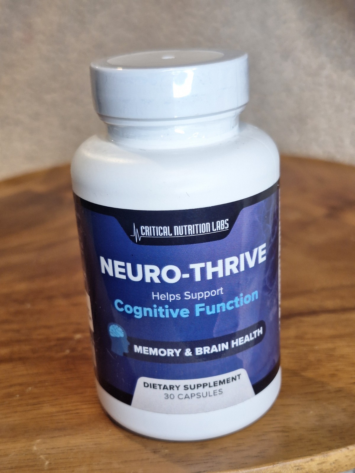 Neuro Thrive Critical Nutrition Labs 30 Capsules Exp 10/2026