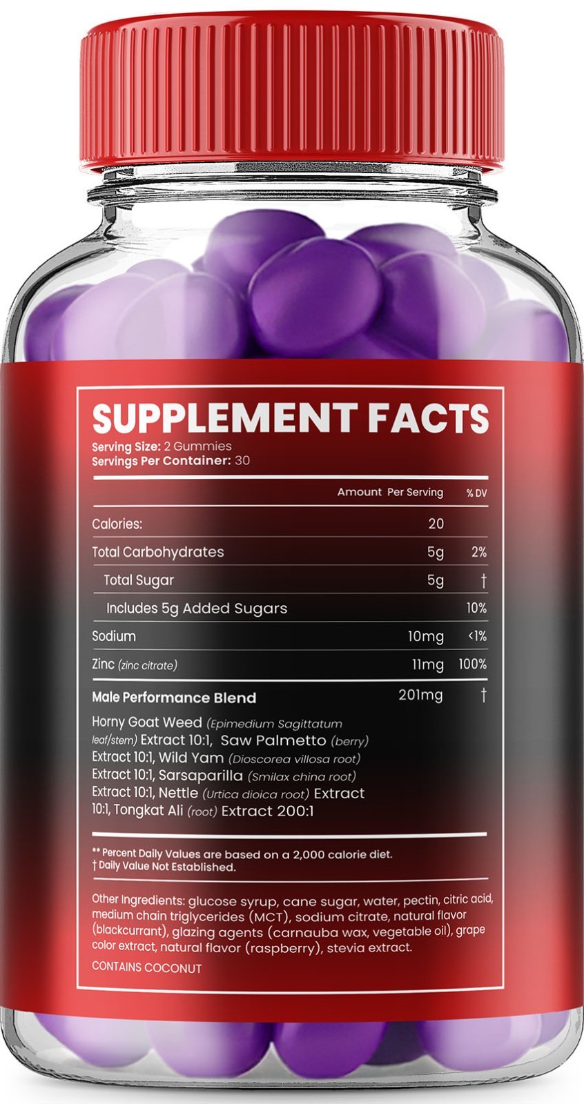 (5 Pack) LuxOvia Gummies for Men – Lux Ovia Gummy Natural Blend Vitamins