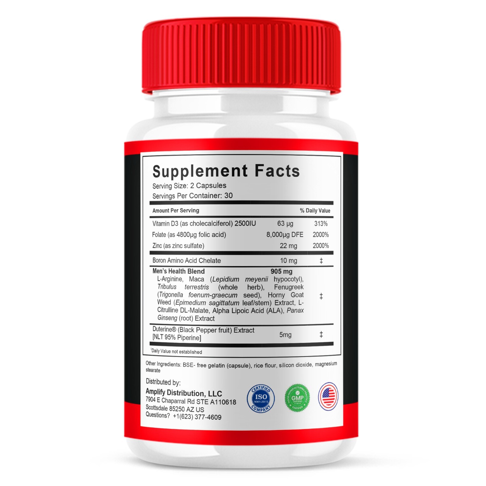 (2 Pack) Erec Boost Pills Erec Booster, Erec Boost High Drive (120 Capsules)