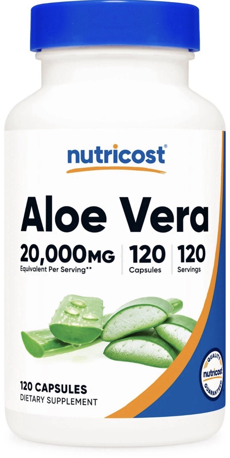 Nutricost Aloe Vera 100mg 120 Capsules – Gluten Free, Non-GMO & Vegetarian