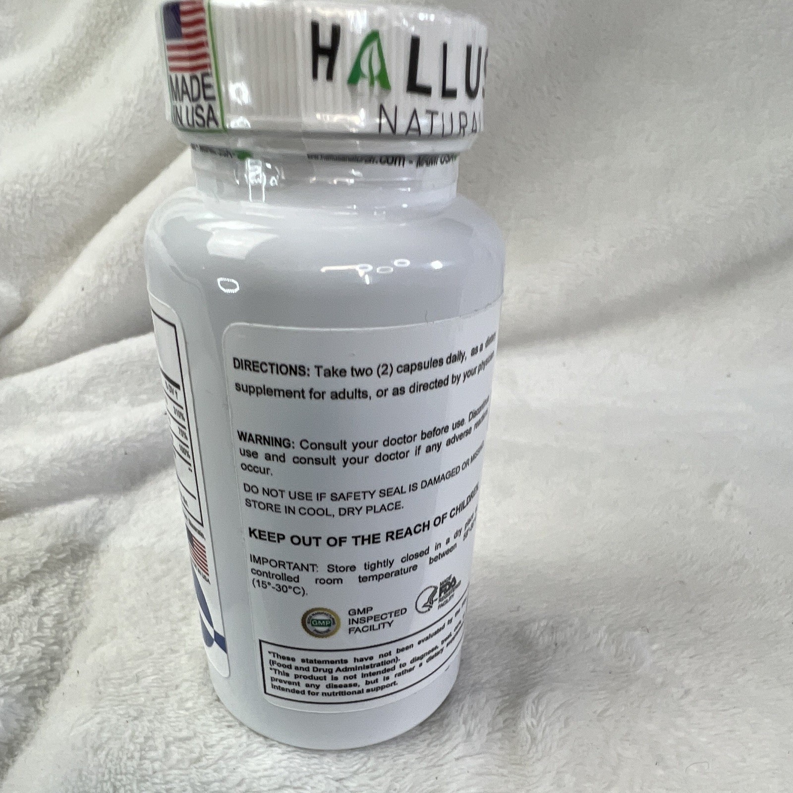 Hallusa Natural Hallprost Ultra Prostate Support 60 Capsules USA Exp 09/2027