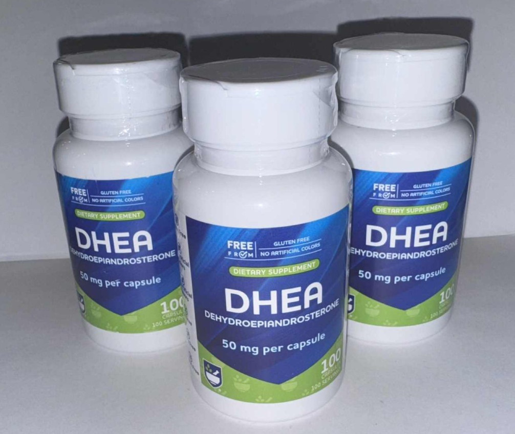 x3 Sealed Bottles ~ Rite Aid DHEA Dietary Supplement 50mg Caps~ Exp Date 02/2027