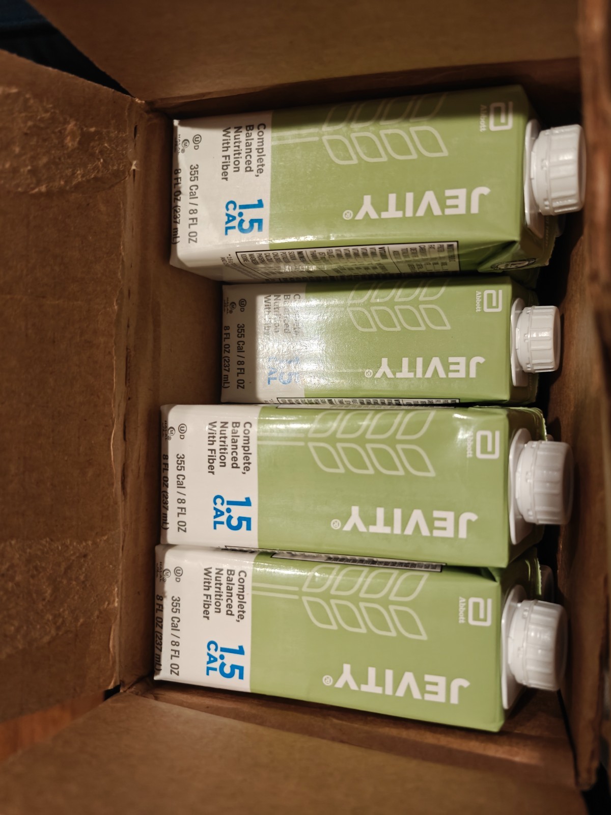 Jevity 1.5 Cal 1 case of 23X 8 fl oz supplement formula tube feeding Expires Aug