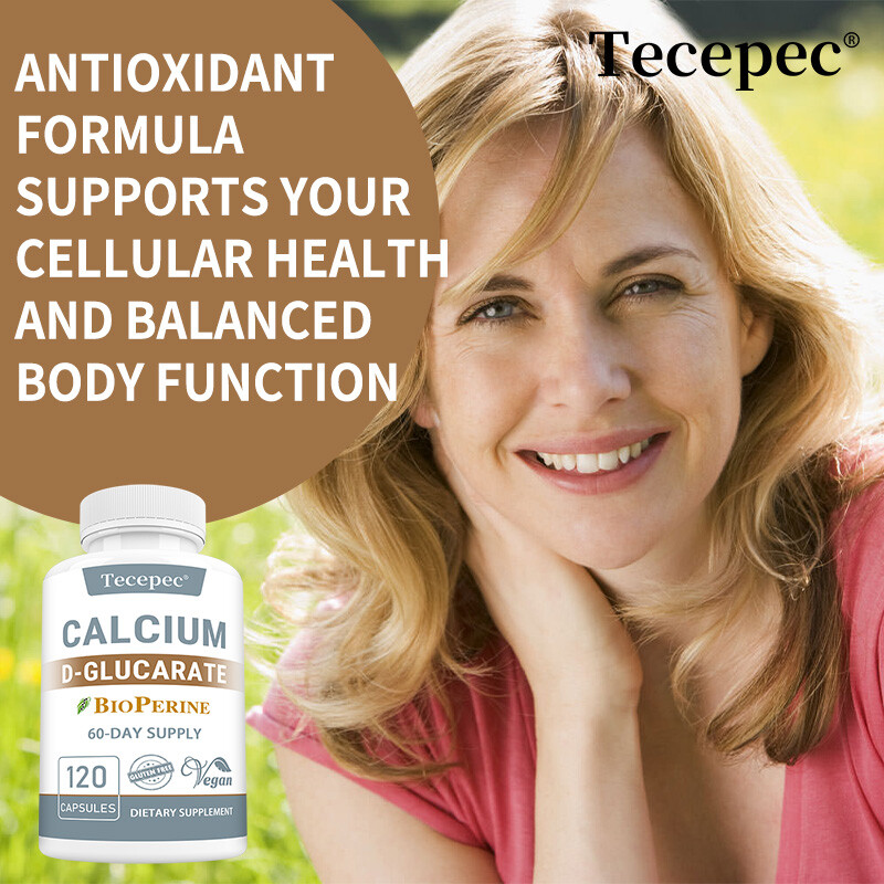 Calcium D-Glucarate | CDG for Liver Detox & Cleanse, Menopause Support