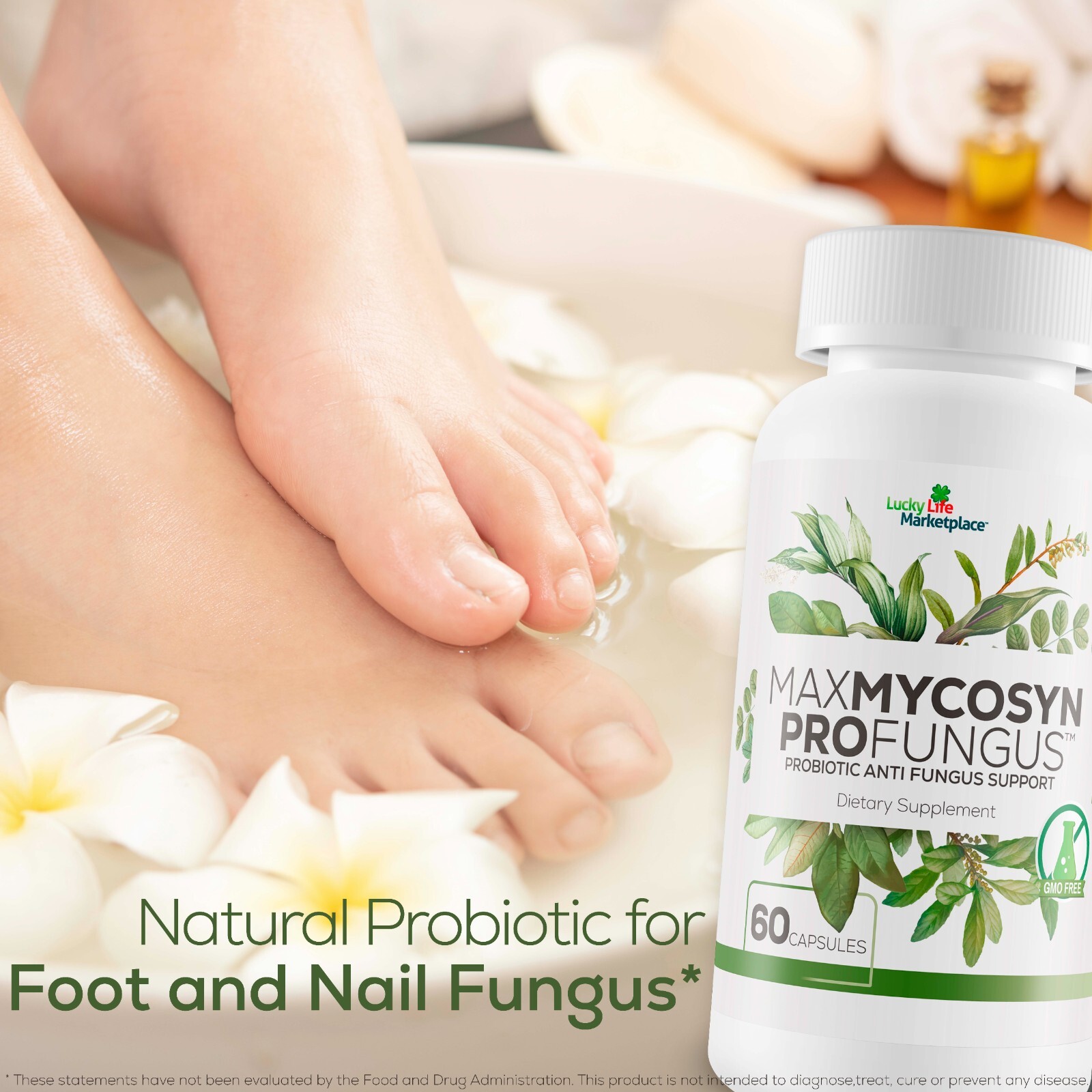 Max Mycosyn Pro Fungus – Probiotic Anti Fungus Support – Nail & Foot Formula