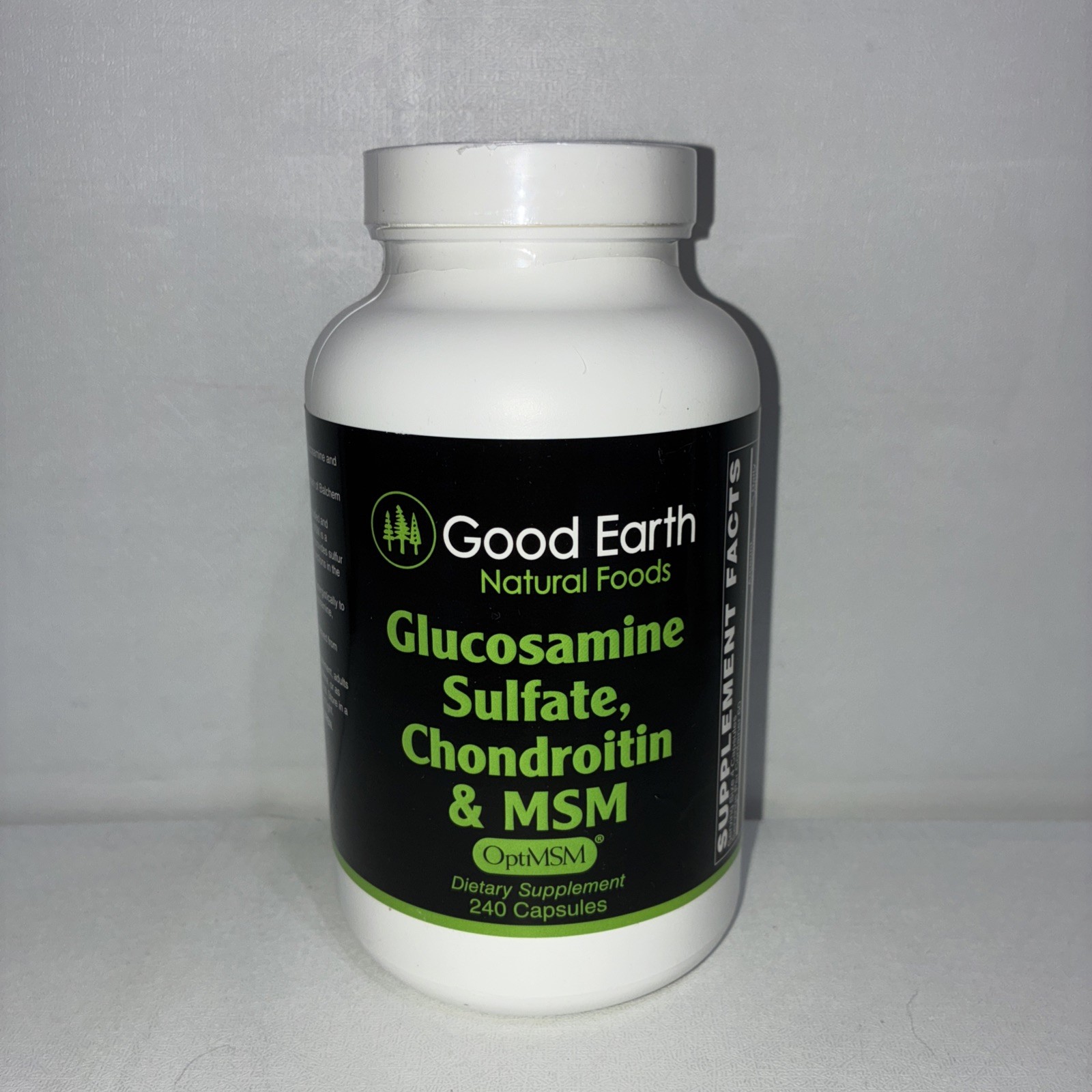 Glucosamine Sulfate Chondroitin & MSM 240 Capsules / Exp 09/2027