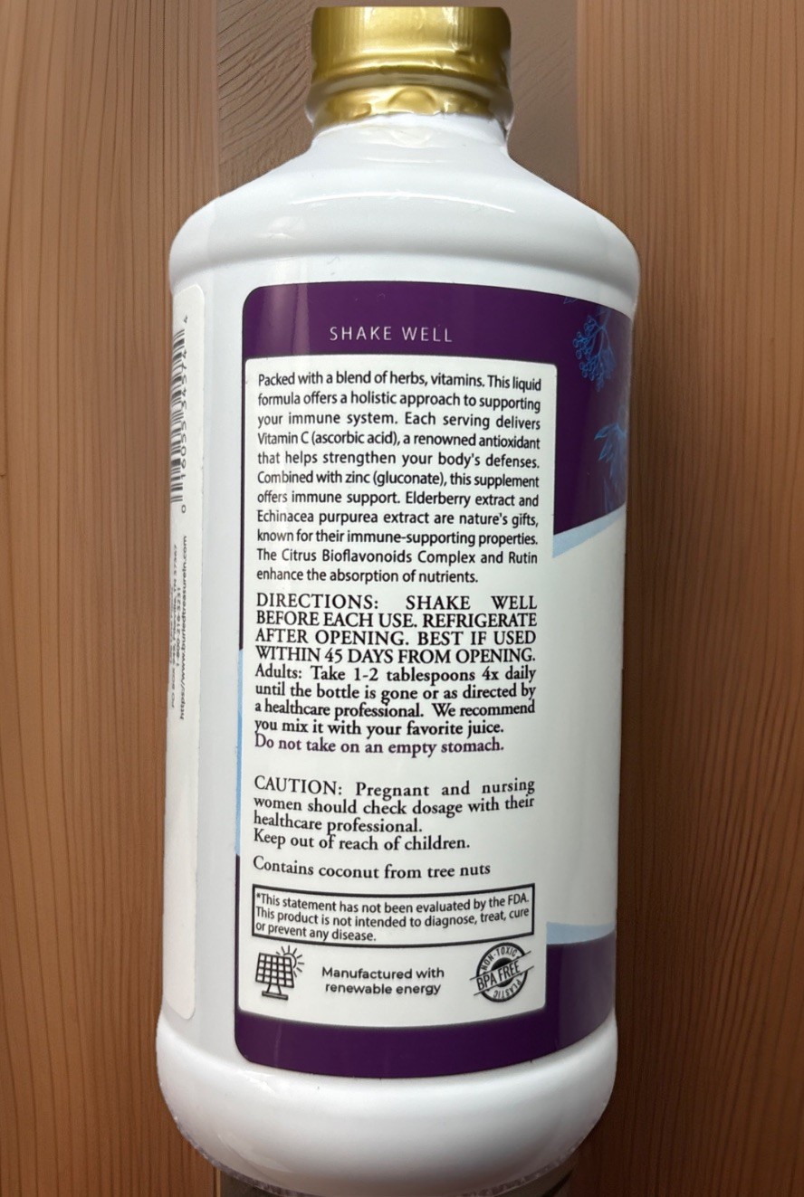 Buried Treasure ACF Rapid Immune Recovery 16 fl oz Sealed Exp: 09/2027