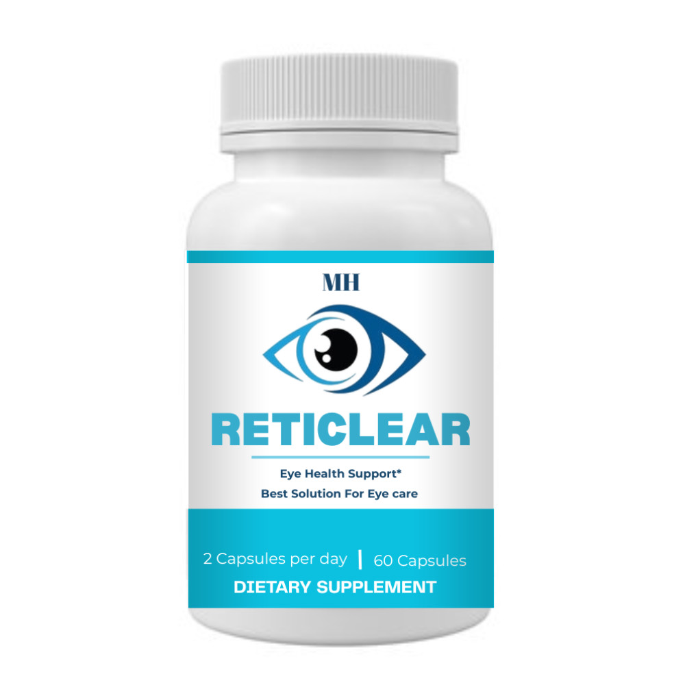 Reticlear Eye Health Support Capsules 60 vision &Eye Function support Supplement