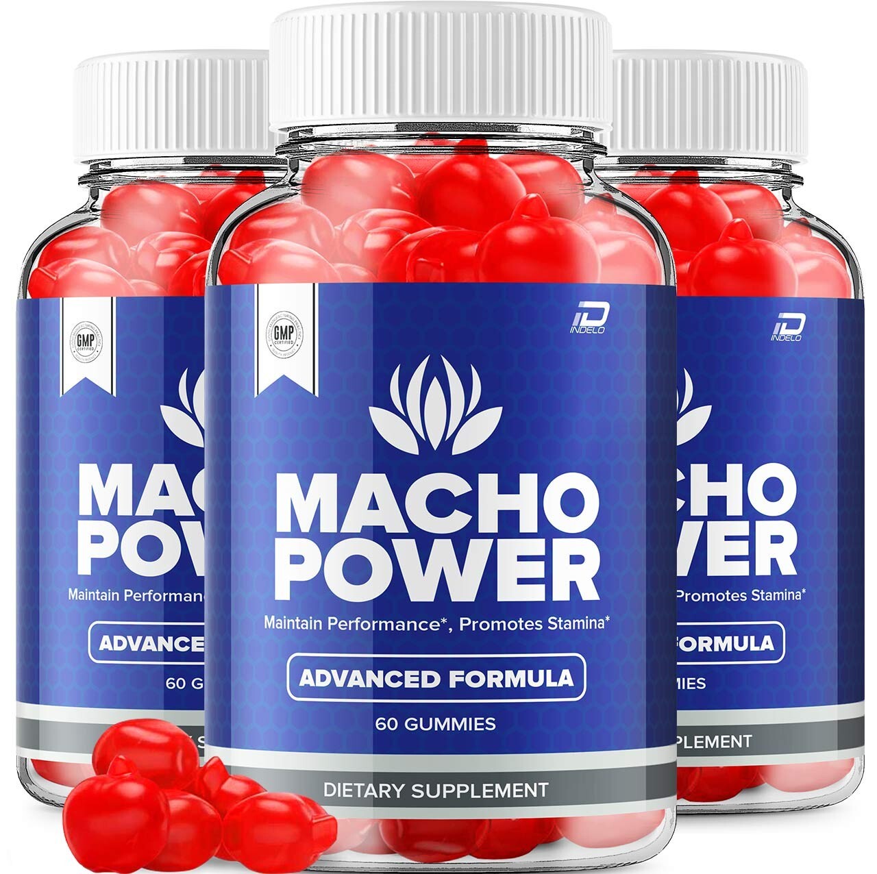 (3 Pack) Macho Power Gummies for Men – MachoPower Male Performance Gummies