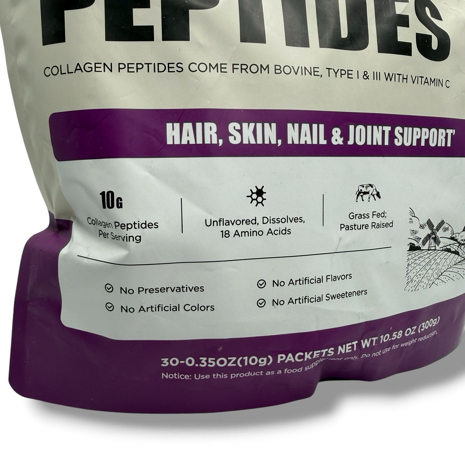 Dr. Alot 2X Boost Collagen Peptides Hair Skin Nails Joint 30 Servings EXP: 10/26