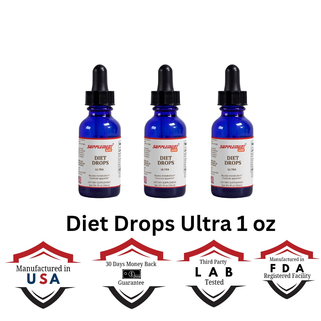 3)Complex Diet Drops – Natural Weight Management Drops Unisex 2 ozBioSource Labs