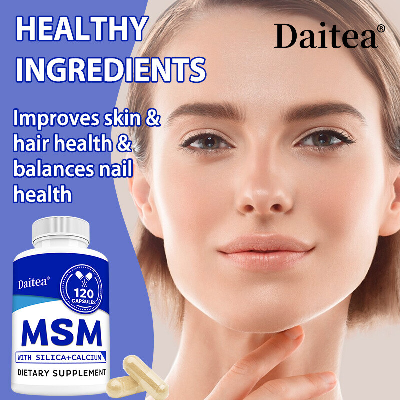 Msm With Silica + Calcium – Supports Hair Growth, Joint Health And Immunity