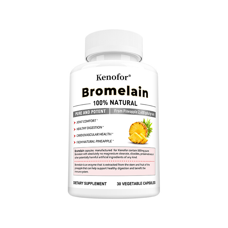 Bromoelain Supplement – Balance Blood Circulation 30 To 120 Caps