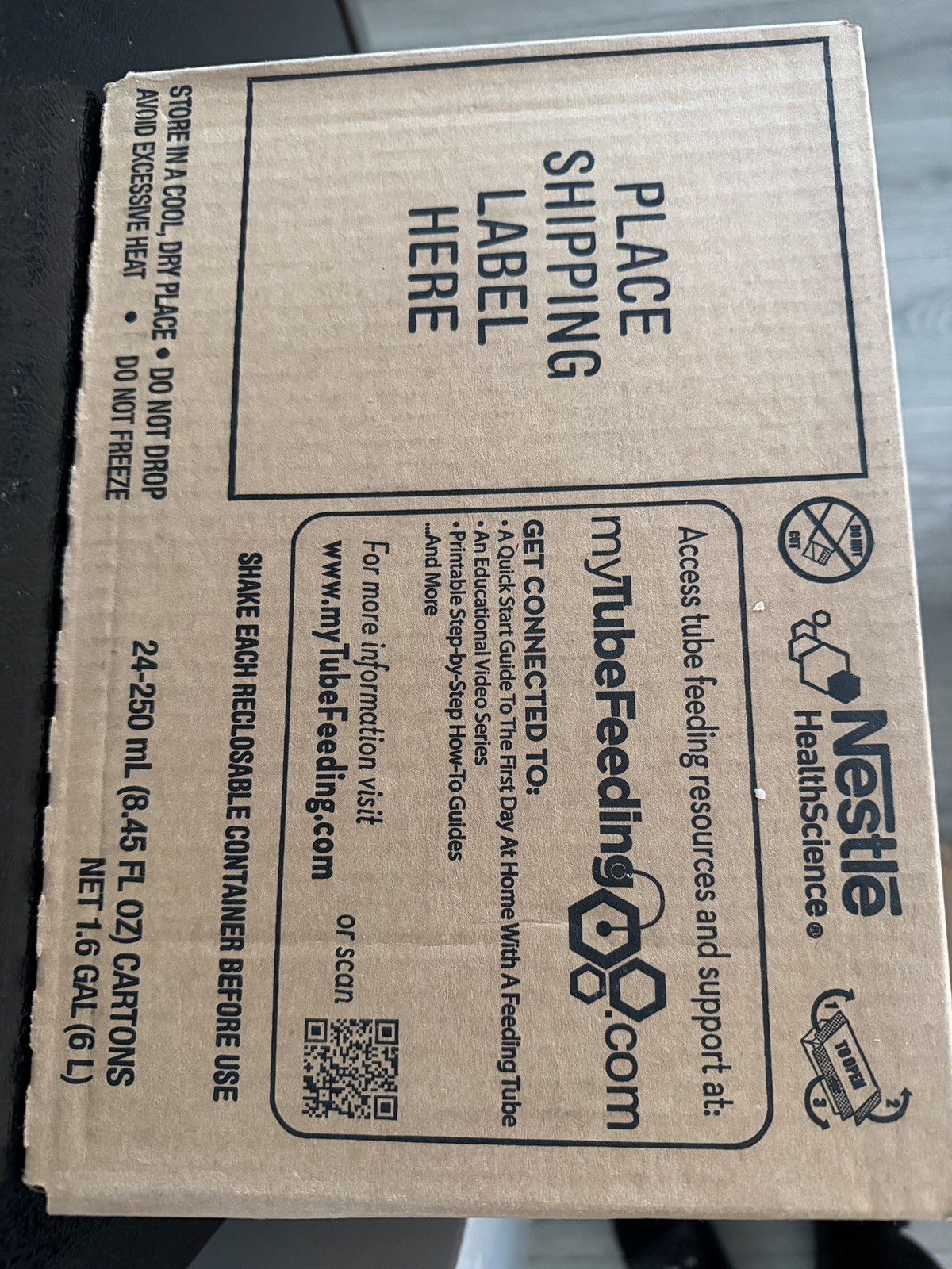 24 Nestle Peptamen 1.0 Adult Tube Feeding Formula 250mL Exp 9/26-11/26